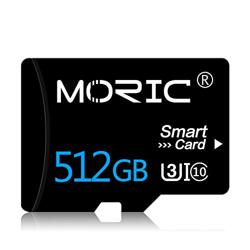 512GB Memory Card Class 10 Card Micro SD Card Compatible Computer Camera and Smartphone,TF Memory Card with a SD Card Adapter(512GB)