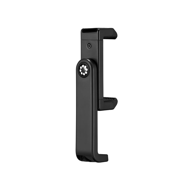 JOBY GripTight 360 Phone Mount, Compact and Durable Smartphone Mount with 1/4-20” Thread and Double Accessory Shoe Mount, Suitable for Smartphone from 6.7 to 8.8 cm, Black 360 Phone Mount- Clamp
