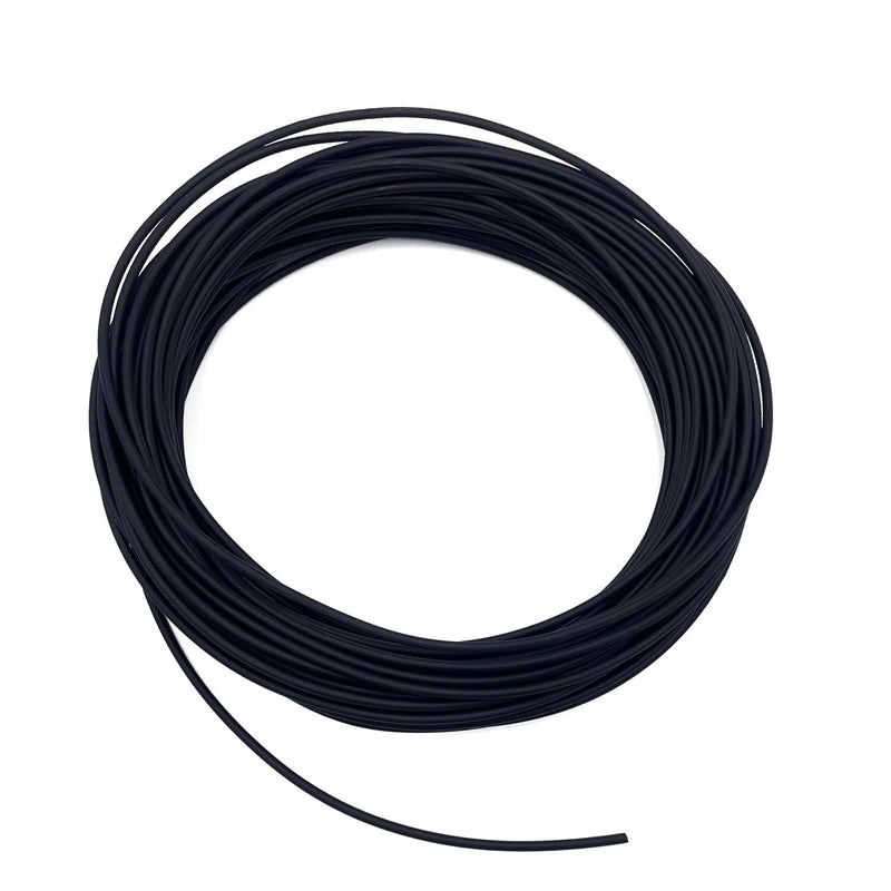 82 Ft 1/16"(1.6mm) Heat Shrink Tubing Roll 3:1, Dual Wall Adhesive Lined Marine Grade Electrical Industrial Shrinkable Tube for Wire Protector, Sleeve Insulation Sealing Black