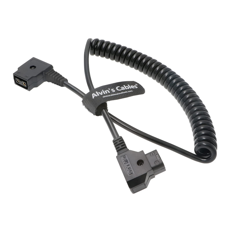 [AUSTRALIA] - Alvin's Cables D-Tap Male to Dtap Female Coiled Extension Cable for DSLR Rig Anton Bauer Battery coiled cable 