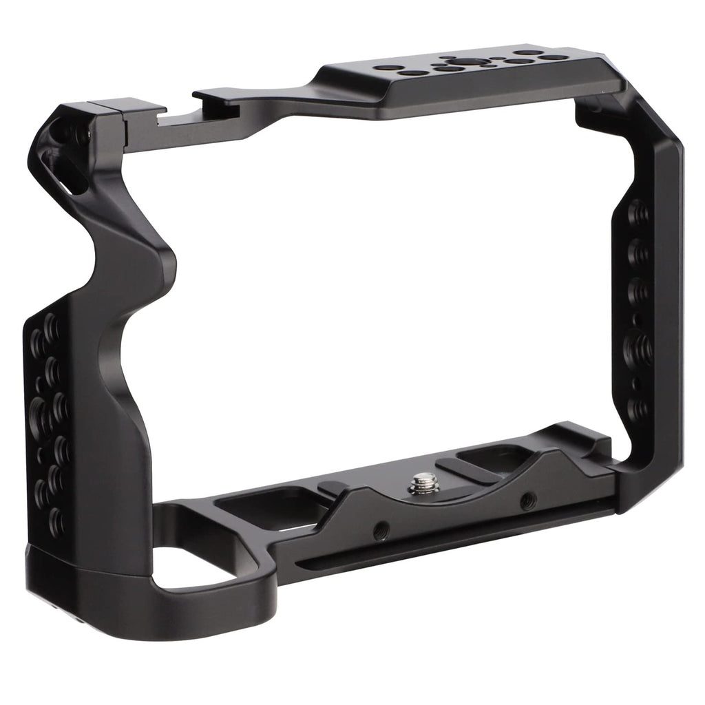 Camera Cage for Panasonic S5 Camera,Extension Mount Microphone Fill Light Bracket Filming Accessories,with Cold Shoe
