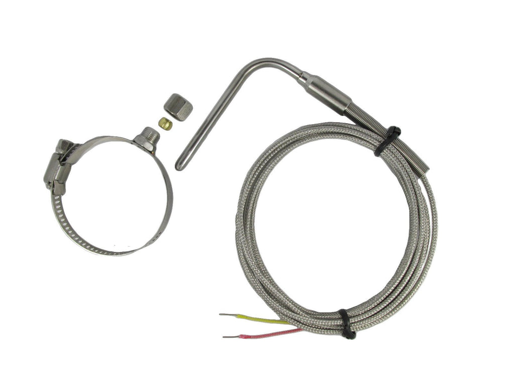Exhaust Gas Temperature Sensors K Type Adjustable Insert Length with Clamp (1.5~2.5 inch)