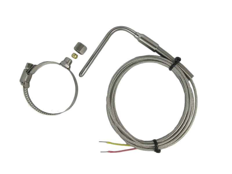 Exhaust Gas Temperature Sensors K Type Adjustable Insert Length with Clamp (1~2 Inch)