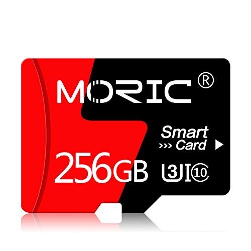 256GB Micro SD Card High Speed SD Card Card Class 10 Memory Card with Adapter for Smartphone Surveillance Camera Tachograph Tablet Computers