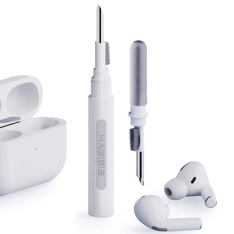 Hagibis Cleaning Pen for Airpods Pro 1 2 Multi-Function Cleaner Kit Soft Brush for Bluetooth Earphones Case Cleaning Tools for Lego Huawei Samsung MI Earbuds