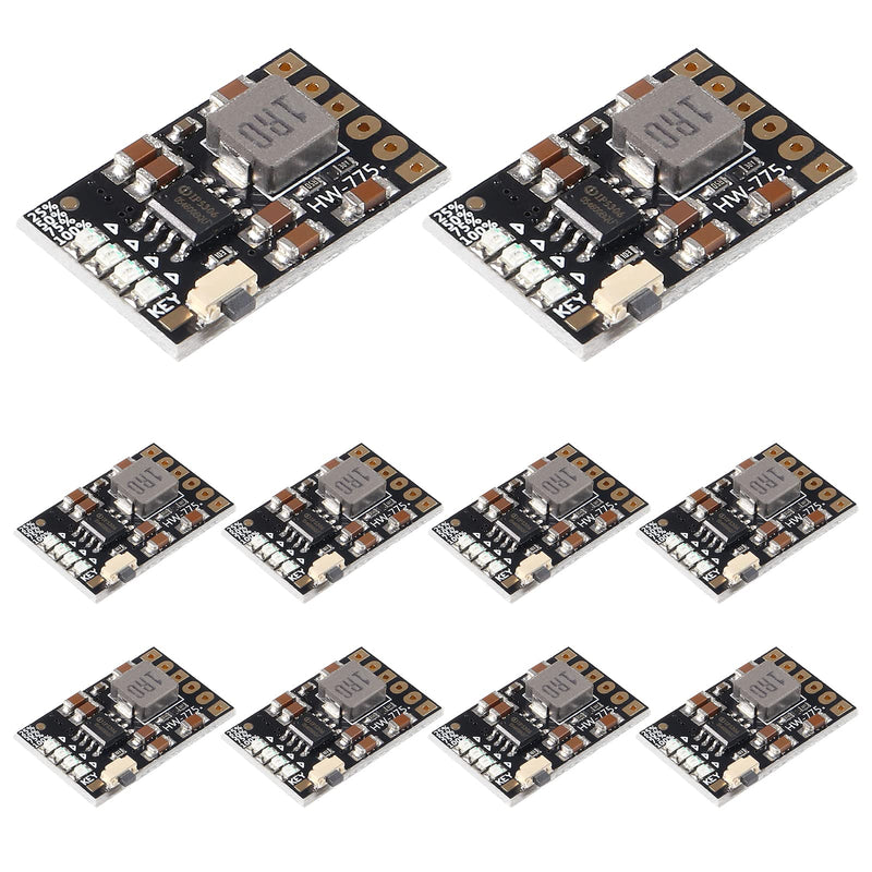 AEDIKO 10pcs 2A 5V Charge Discharge Integrated Module 3.7V 4.2V for 18650 Lithium Battery Charging Boost Mobile Power Protection PCB Board