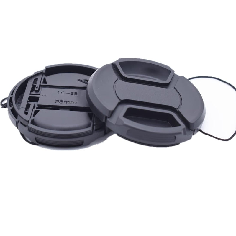 58mm Front Lens Cap (58mm Camera Lens Cap) Compatiable All Brands Ø58mm Camera Lens and Other Lenses with 58mm Filter Thread.