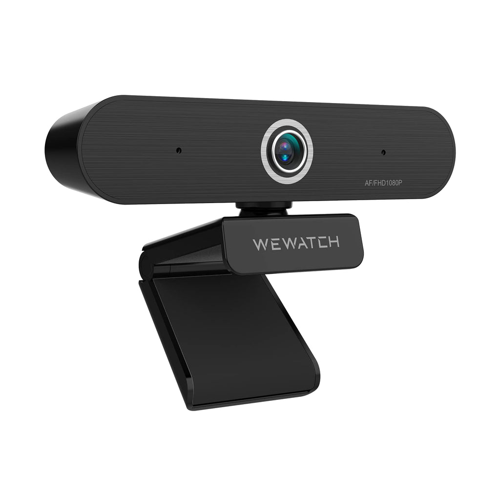 1080P Webcam, WEWATCH PCF2 Web Camera with 2 Microphone, Auto Focus Webcams, Plug & Play USB Webcam, Low Light Correction,Auto Exposure Control for Live Streaming/Video Conference, Zoom/Skype/FaceTime PCF2 Webcams with 2 Microphone