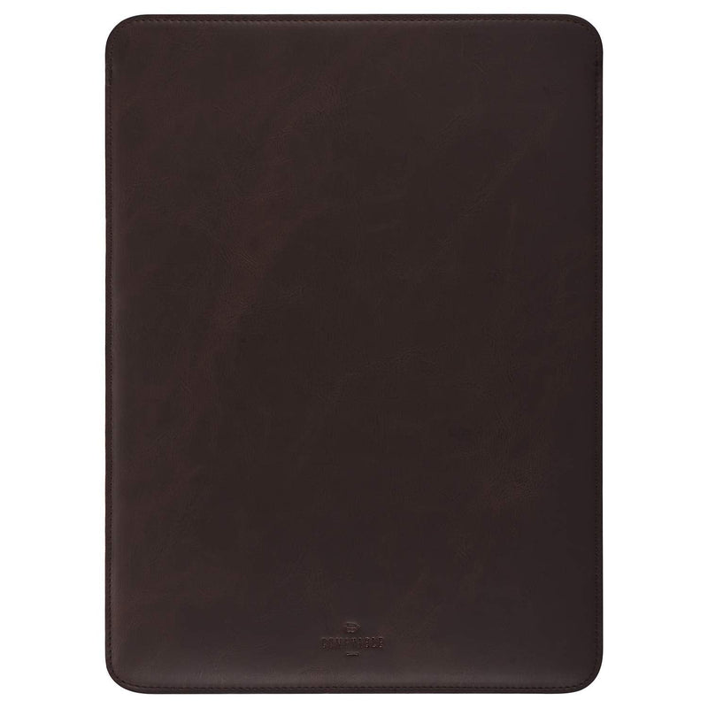 Comfyable Slim Laptop Sleeve 16 Inch Compatible for MacBook Pro 16-in 2021 M1 Pro/Max A2485, Faux Leather Protective Computer Cover 16in Case for Mac, Dark Coffee For 16" MacBook Pro 2021
