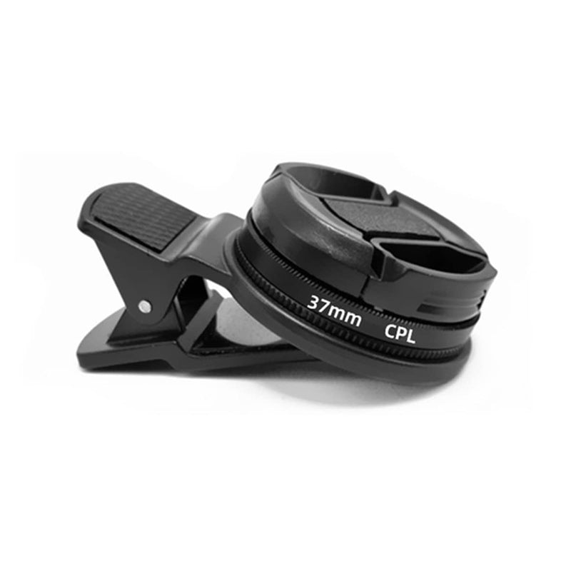 37mm CPL Phone Camera Lens, Universal Portable Polarizer Clip-On Cellphone CPL Filter, Compatible with Most Mobilephone Models