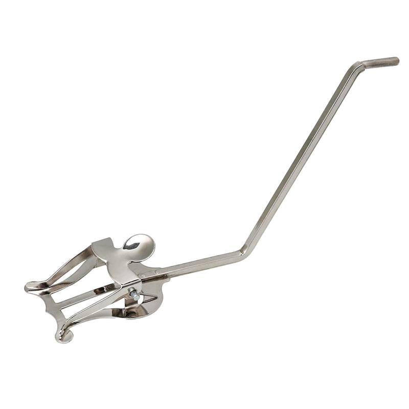 Silver Marching Lyre Clamp-On, Round Jack Metal Plating Marching Music Clip, Lyre for Saxophone