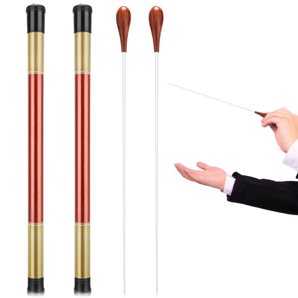 Conducting Baton Music Band Conductor Baton Orchestra Conductors Baton with Case Rosewood Handle Music Conductor Baton Lightweight Choir Director Baton for Choral Symphony Concert