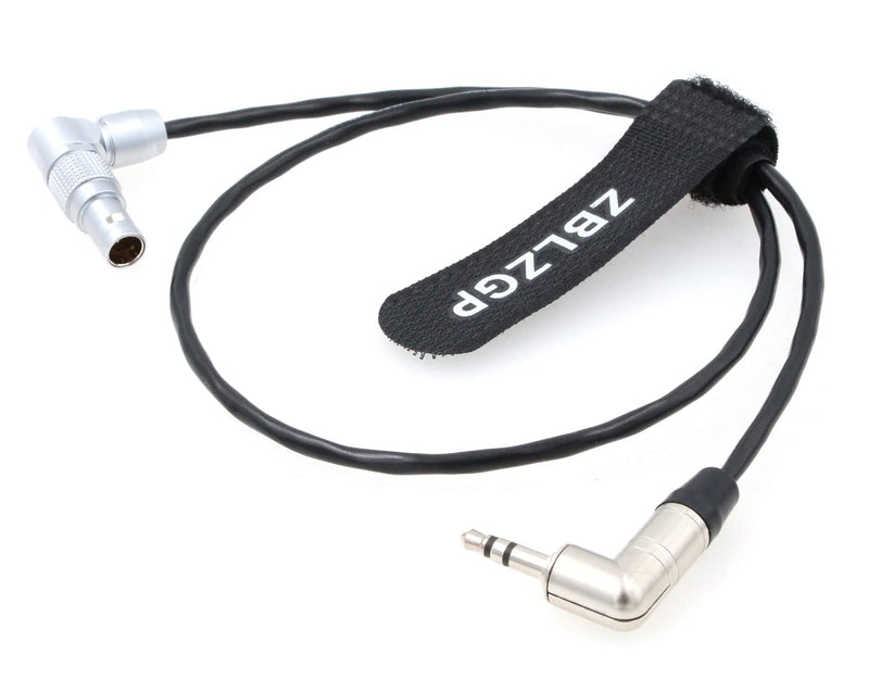 ZBLZGP 3.5mm TRS to Rotatable 5 Pin Tentacle Sync Timecode Cable for ARRI Alexa/Sound Devices