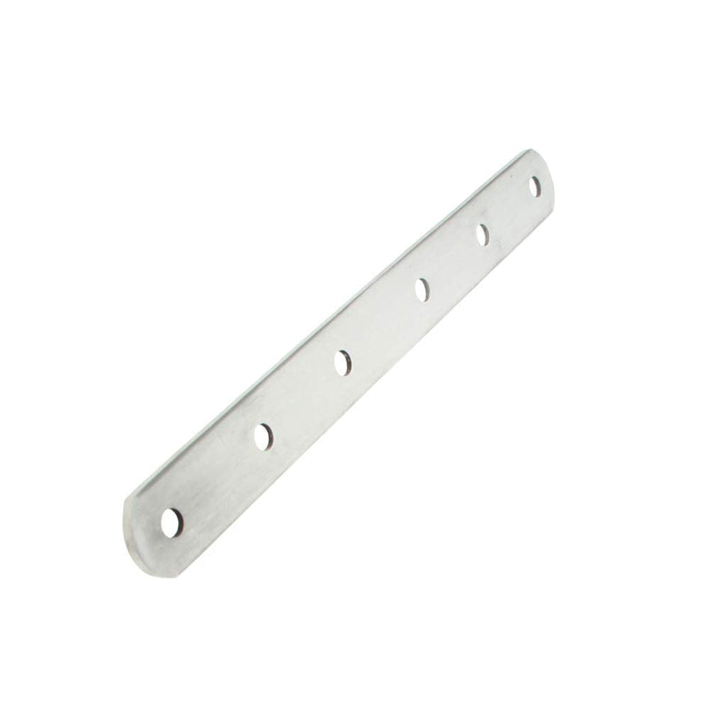 Bettomshin 5 PCS Flat Fixed Straight Bracket Repair Board 7.87" x 0.79"Brushed Stainless Steel Surface Connection Angle Bracket Gusset Plate