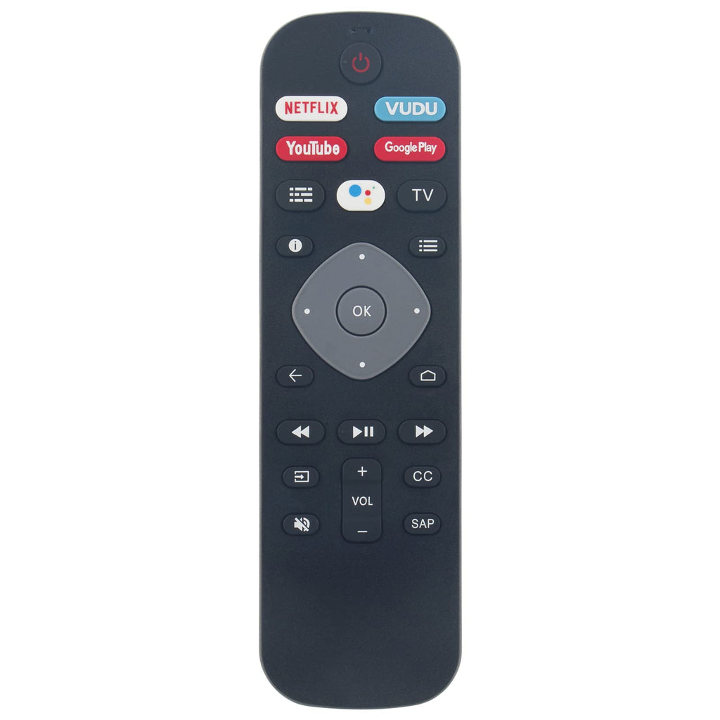 URMT26RST004 Voice Replacement Remote fit for Philips TV 65PFL5504/F7 65PFL5604/F7 65PFL5704/F7 65PFL5766/F7 50PFL5766/F7 43PFL5766/F7 55PFL5766/F7 50PFL5806/F7 32PFL5505/F7 75PFL5704/F7 65PFL5604/P7