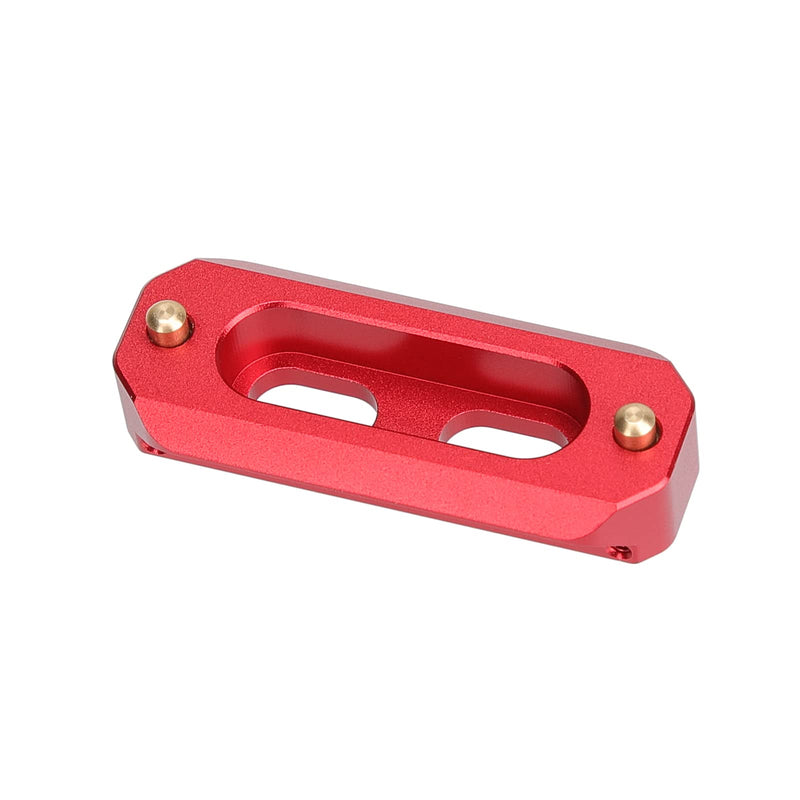 CAMVATE Standard Safety Rail Quick Release Bar with Anti-Fall Spring Pins for DSLR Camera Cage Rig(50MM,Red) - 2986 50 mm
