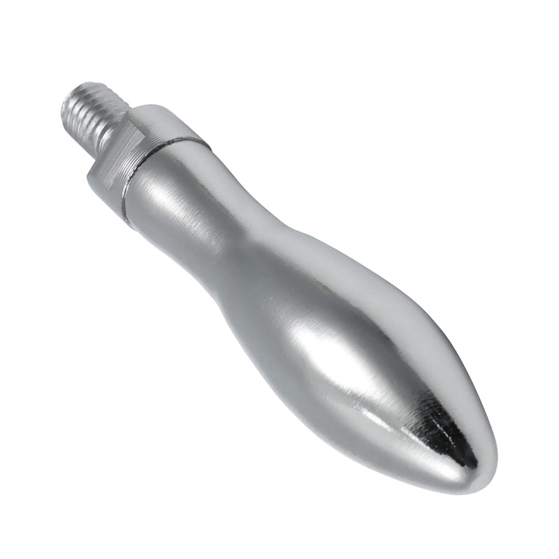 [AUSTRALIA] - Bettomshin 1PCS Clamping Handles Screw Knobs Handgrips M10Threaded Steel Revolving Handle Grip Silver 