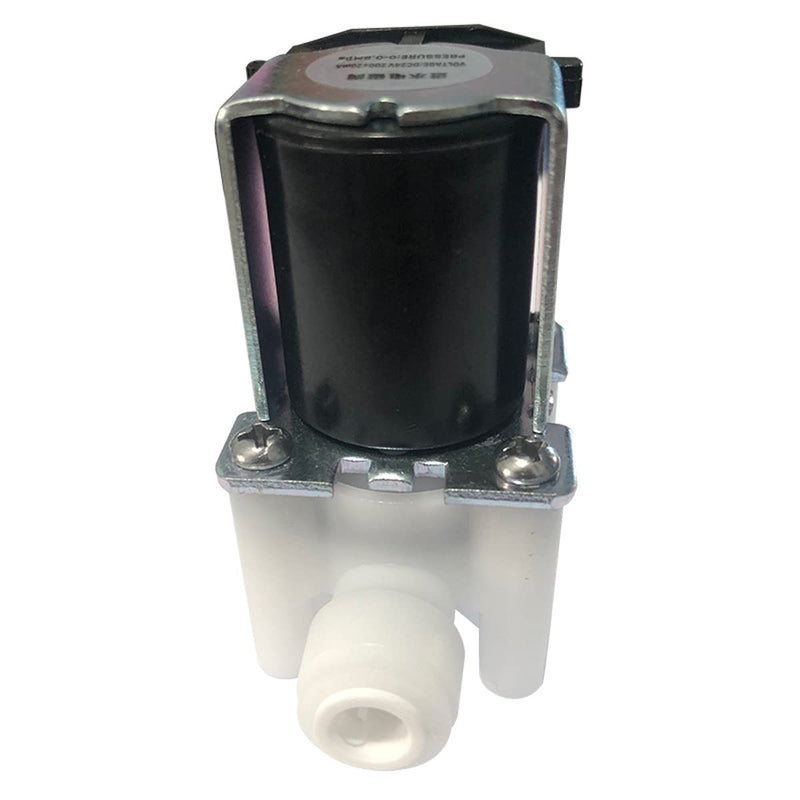 XINWOO Water Solenoid Valve,DC 24V 1/4 Inch Tube OD,Quick Connect Fitting, Inlet Feed Valve for RO Reverse Osmosis Purifiers System. 1/4" Solenoid Dc 24v