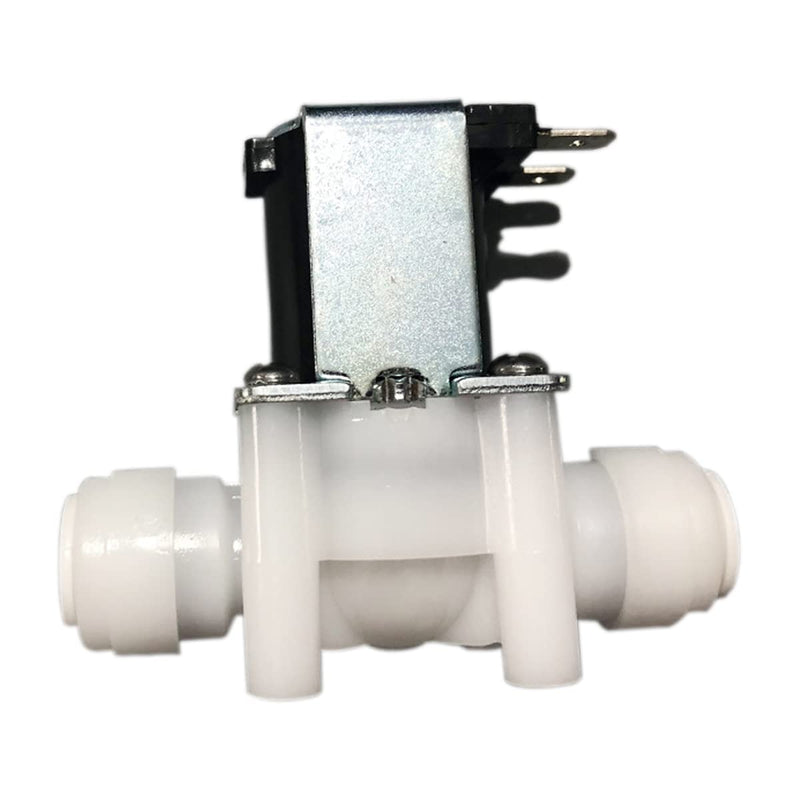 XINWOO Water Solenoid Valve,DC 24V 3/8 Inch Tube OD,Quick Connect Fitting, Inlet Feed Valve for RO Reverse Osmosis Purifiers System. 3/8" Solenoid Dc 24v