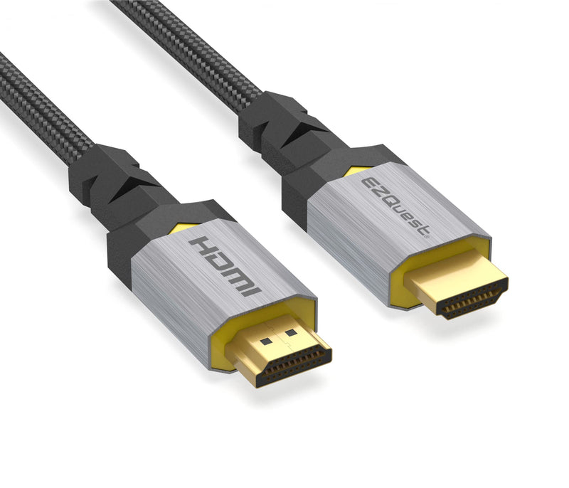 [AUSTRALIA] - Ultra HD HIGH Speed HDMI 10K 60HZ Cable, 2.2 Meter, Nylon Braided, Brushed Anodized Aluminum Connector HOUSING 