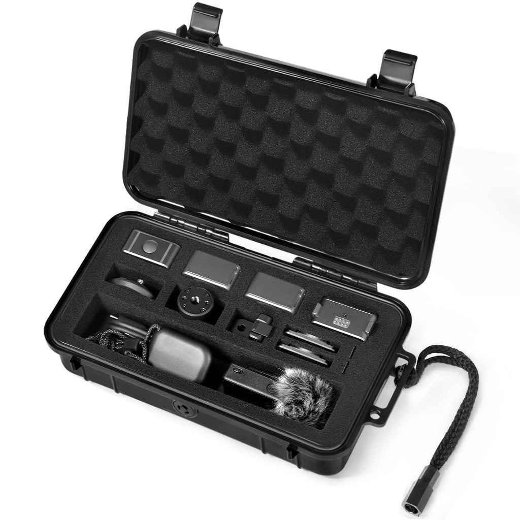 Lekufee Travel Hard Carrying Case Compatible with DJI Action 2 Dual-Screen Combo and More DJI Action 2 Accessories[NOT Include DJI Action 2 Camera]