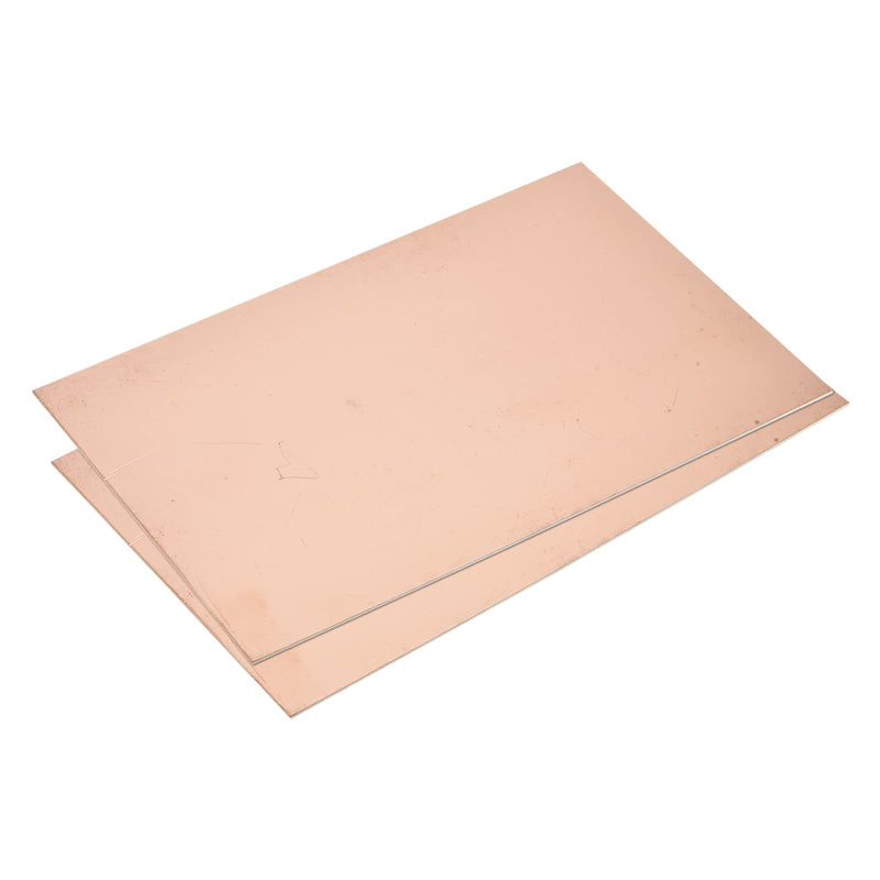 MECCANIXITY PCB Copper Clad Board Laminate 200mm x 150mm x 1mm FR4 Glass Fiber Single-Sided for Circuit Projects, Pack of 2 200mmx150mmx1mm