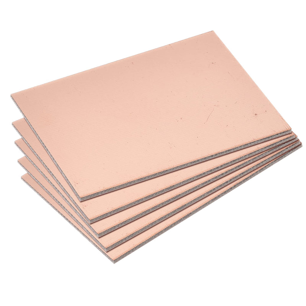 MECCANIXITY PCB Copper Clad Board Laminate 70mm x 50mm x 1.5mm FR4 Glass Fiber Single-Sided for Circuit Projects, Pack of 20