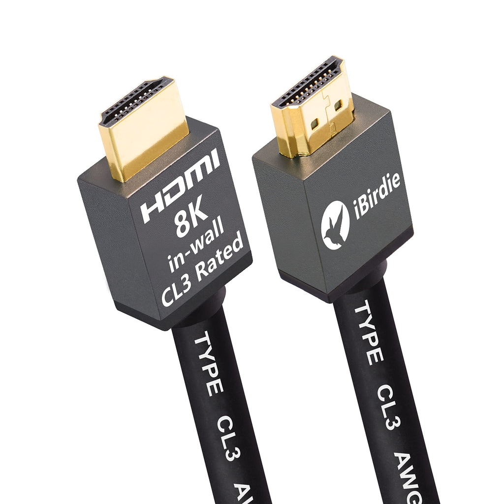8K 48Gbps HDMI 2.1 Cable 20 Feet CL3 in Wall Rated 8K60 4K120 eARC ARC HDCP 2.3 2.2 Ultra High Speed Compatible with Dolby Vision Apple TV Roku Sony LG Samsung PS5 PS4 Xbox Series X RTX 3080 3090 20Feet