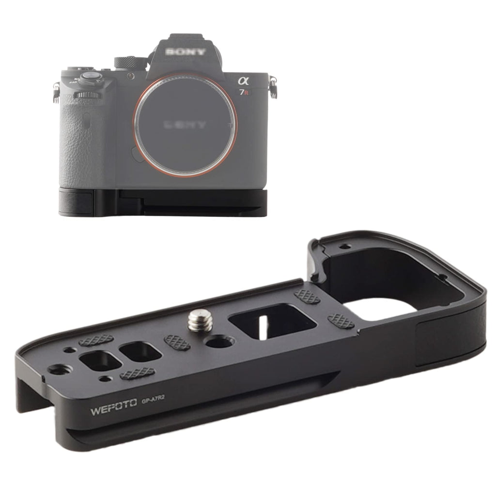 WEPOTO A7R2 A7RM2 Hand Grip Quick Release Plate L Bracket QR Plate Compatible with SOYN A7R2 A7RM2Camera