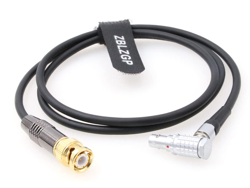 [AUSTRALIA] - ZBLZGP BNC to 5 Pin Timecode Cable for ARRI Alexa Mini/XT Camera Sound Devices ZAXCOM (Right Angle 5 pin) Right Angle 5 pin 
