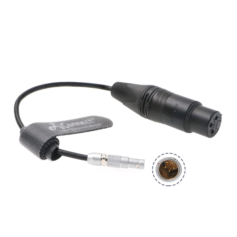 Audio-Cable for ZCAM E2 Camera 00 5 Pin Male to Original XLR 3 Pin Female 15CM AConnect Straight 5 Pin