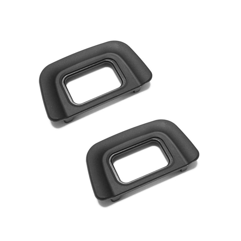 DK-20 Eyecup Eyepiece Viewfinder for Nikon D5200 D5100 D3200 D3100 D60 F80 Camera, Replaces Nikon DK-20 (2 Pack)