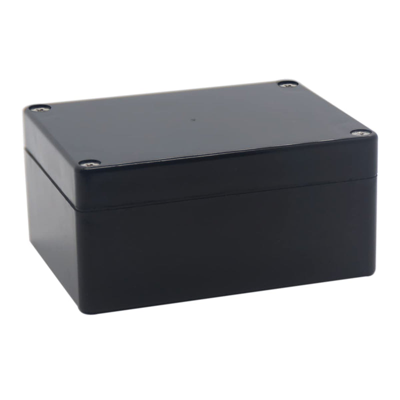 YETLEBOX Watertight Junction Box, IP67 Waterproof Project Box Durable ABS Plastic Electronic Enclosure Case for DIY Electrical Project Black 4.53" x 3.54" x 2.17"(115 x 90 x 55 mm) 4.53" x 3.54" x 2.17"