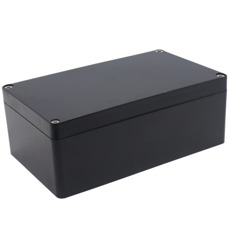 YETLEBOX Watertight Junction Box, IP67 Waterproof Project Box Durable ABS Plastic Electronic Enclosure Case for DIY Electrical Project Black 7.87" x 4.72" x 2.95"(200 x 120 x 75 mm) 7.87" x 4.72" x 2.95"