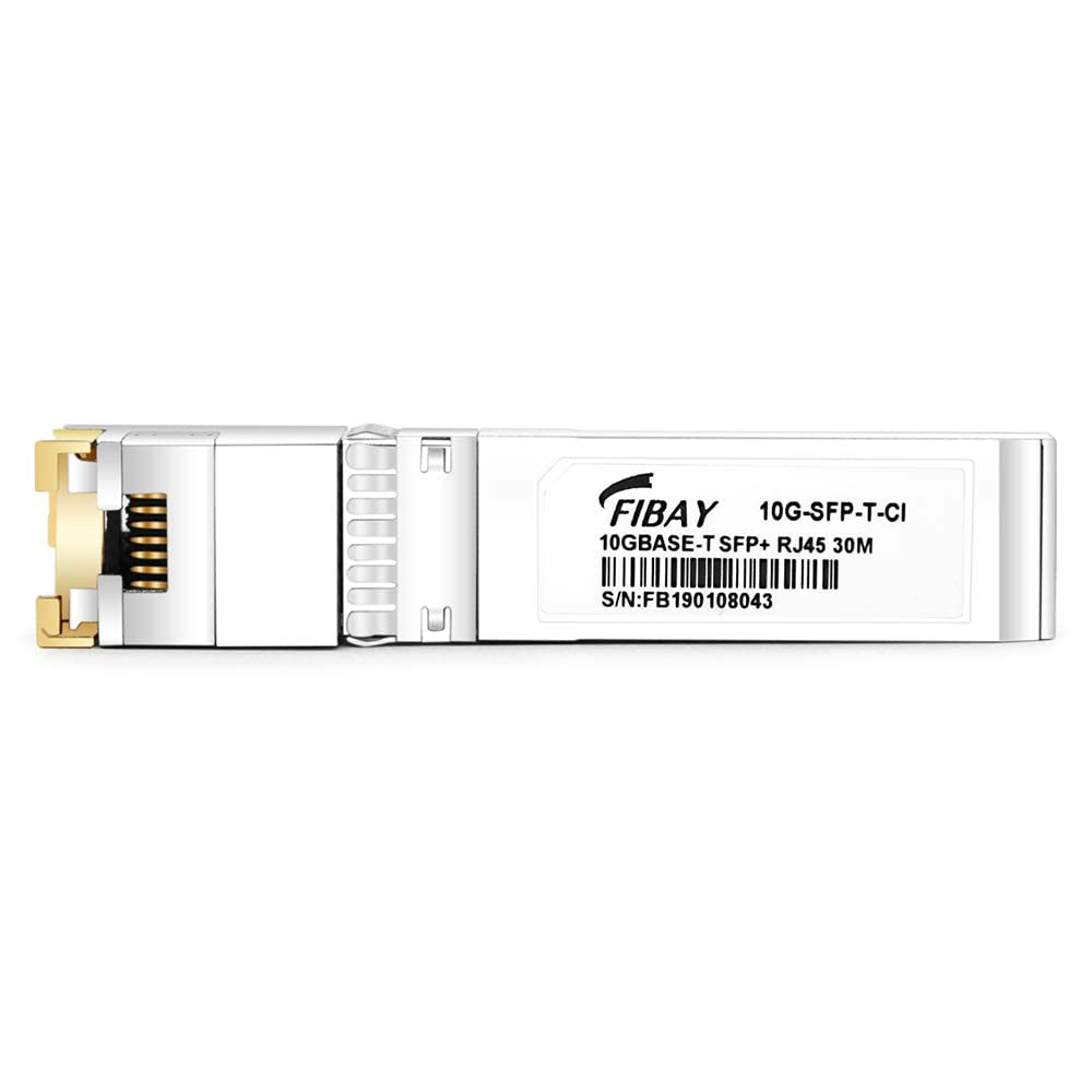 10G SFP+ RJ45 10GBase-T SFP+ to RJ45 Copper 30m Cat6a/7 Mini-GBIC Transceiver Module for Cisco SFP-10G-T-S Finisar Netgear TP-Link D-Link QNAP Supermicro 10GBASE-T: 30m