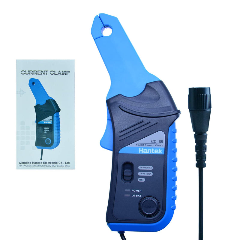 [AUSTRALIA] - Hantek AC/DC Current Clamp for oscilloscope 20KHz Bandwidth 1mV/10mA 65A with BNC Plug (CC-65) 