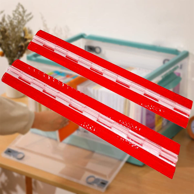 2-Piece Set of Acrylic Hinge 300 mm Continuous Piano Hinge 12" Acrylic Hinge 12" Hinge for DIY Transparent Box, Display Stand