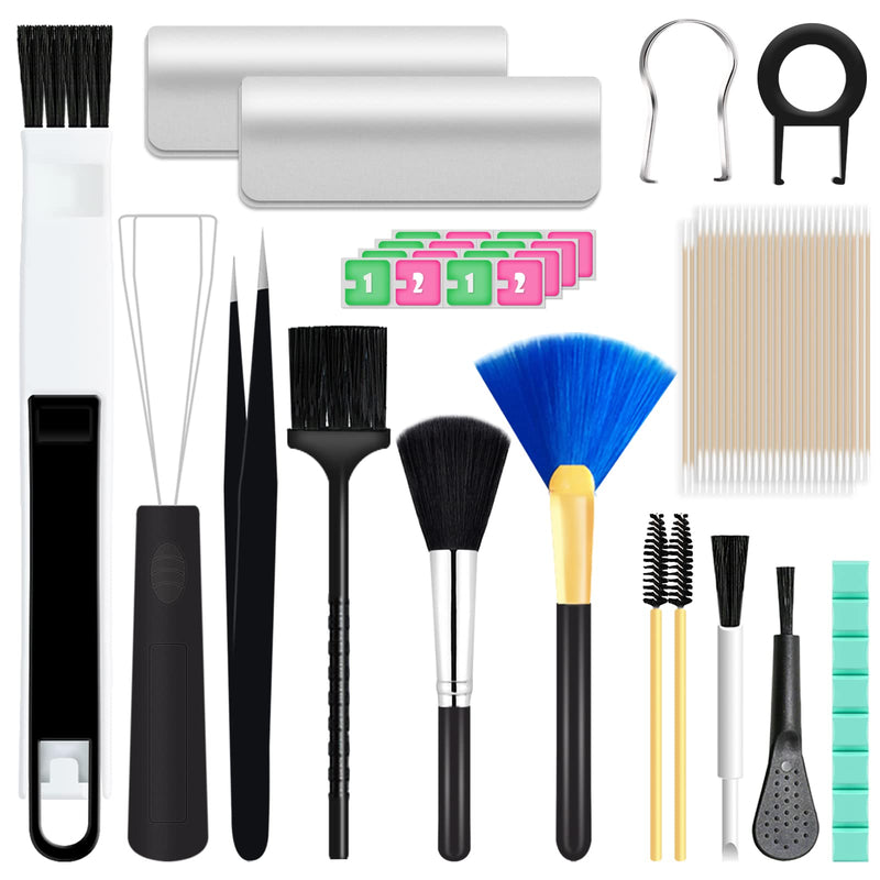 Keyboard Cleaner, Keyboard Cleaning Kit, PC Computer Laptop Camera Cleaner Cleaning kit, Keycap Puller, Computer Cleaning Brush, Cleaning Tools for Laptops Camera Lenses Glasses Earphones Airpods Pro