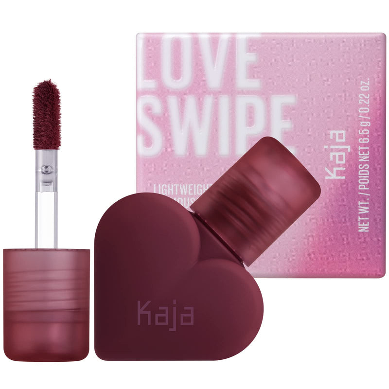 KAJA LOVE SWIPE | Velvety, Air-whipped Lip Mousse with Velvet Finish | Easily Buildable and Blendable | 01 Call Me | Formulated Without Parabens and Phthalates | K-beauty, Vegan, Cruelty-Free