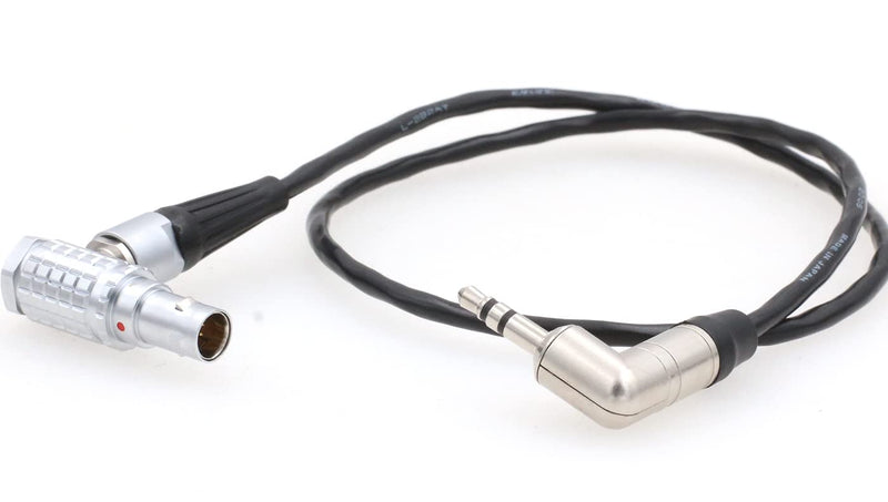 ZBLZGP Tentacle Sync 3.5mm to Right Angle EXT 9 Pin Timecode Cable for RED Komodo 6K Camera (Elbow 9 Pin) Elbow 9 Pin