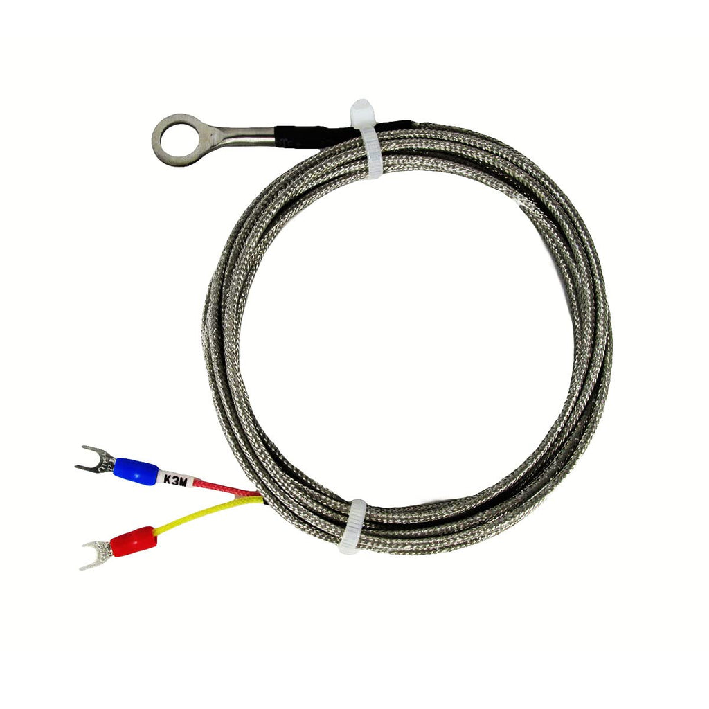 Universal Cylinder Head Temperature CHT Sensors K Type Thermocouple with 10mm Inner Diameter Washer & 10 feet Cable