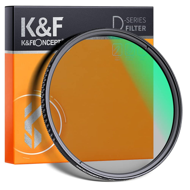55mm Circular Polarizers Filter, K&F Concept Waterproof Circular Polarizing Filter with 24 Multi-Layer Coatings CPL Filter for 55mm Camera Lens