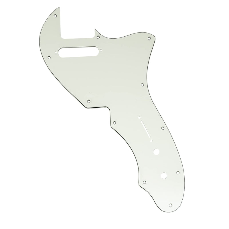 Musiclily Pro 11 Holes Guitar Pickguard For USA Fender 69 Tele Thinline Style Electric Guitar, 3Ply Aged White