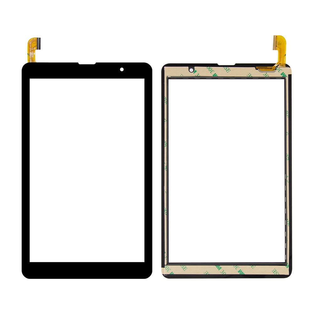 FPC Touch Screen Panel Digitizer (Without LCD Display) Replacement Compatible with Vortex Tab 8 4G Tablet MJK-PG080-1637-V1 Black