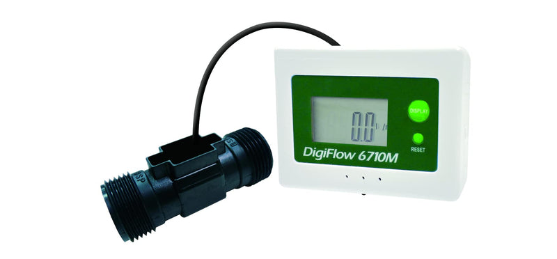 Savant Flow Totalizer and Flow Rate Meter 3/4" NPT for Water Filter 6710M-66