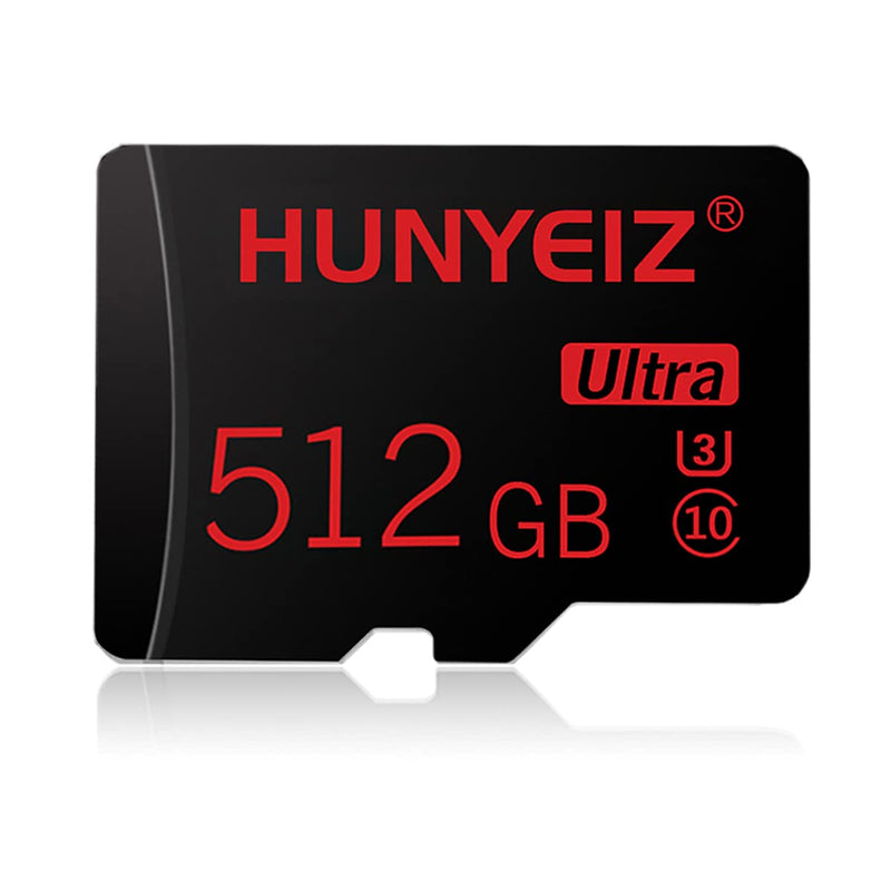 512GB Micro SD Card High Speed Class 10 MicroSD Memory Card with Adapter for Smartphone,Body Camera and Drone