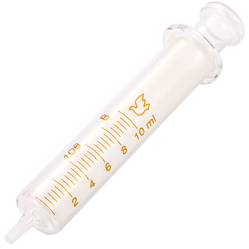 Jiaxix 10 Pack 10ml Glass Syringes With Caps 10ml-10Pack