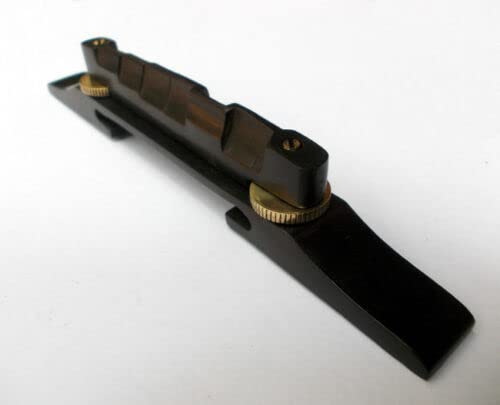 MUSICAL STRING Guitar Bridge Ebony Archtop with Golden Hardware Best Quality 6 string