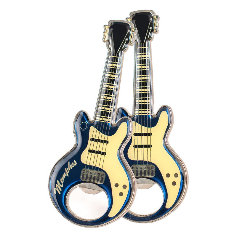 [AUSTRALIA] - LanHong 2 Piece/Set Guitar Bottle Opener Beer Bottle Openers Guitar Shaped Bottle Opener Kitchen Gadgets for Drinkers Music Guitar Lover 
