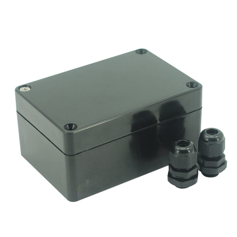 UHZBTEC ABS Plastic Electrical Project Box DIY Outdoor Waterproof Junction Box Enclosure Dustproof Electric Case 3.93 x 2.67 x 1.96 inch ( 100 x 68 x 50 mm ) 3.9''x2.7''x2''